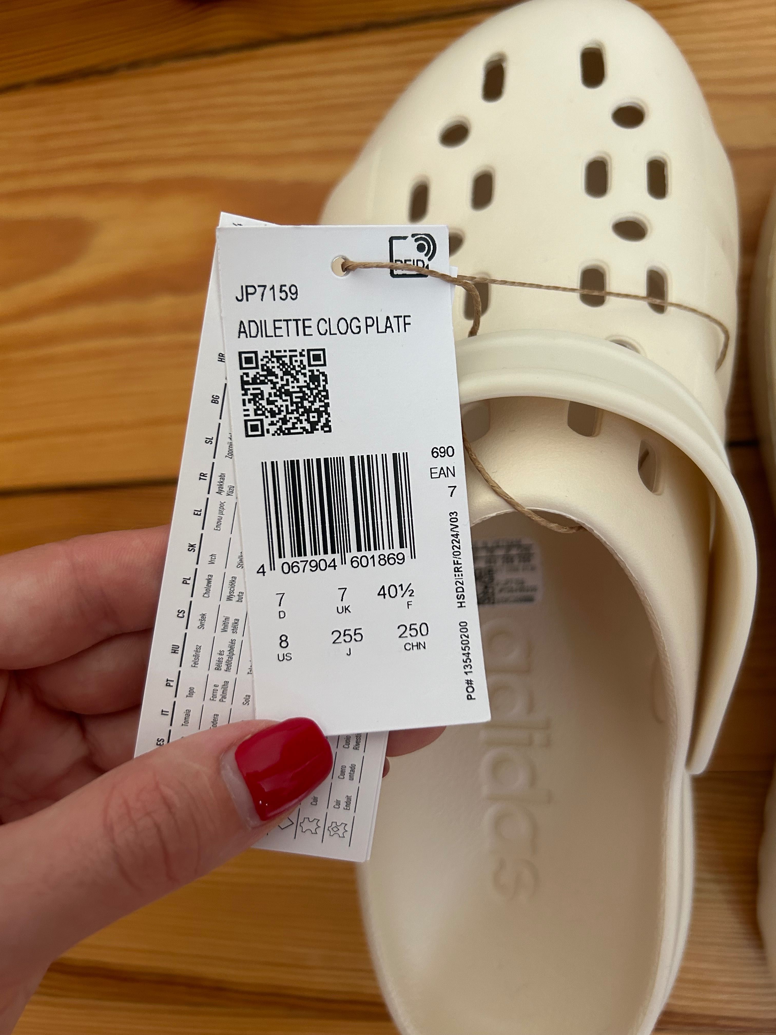 adidas Шльопанці клоги шлёпанци крокси clog Adilette Clog Platform