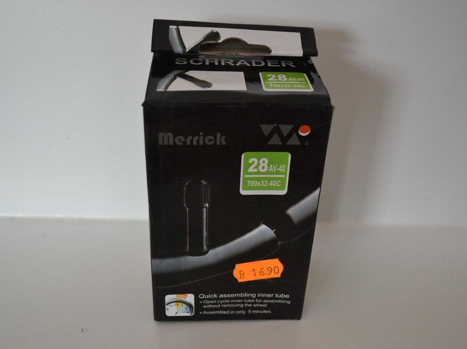 Dętka snake - bez ściagania koła Merrick - rozmiar 28''