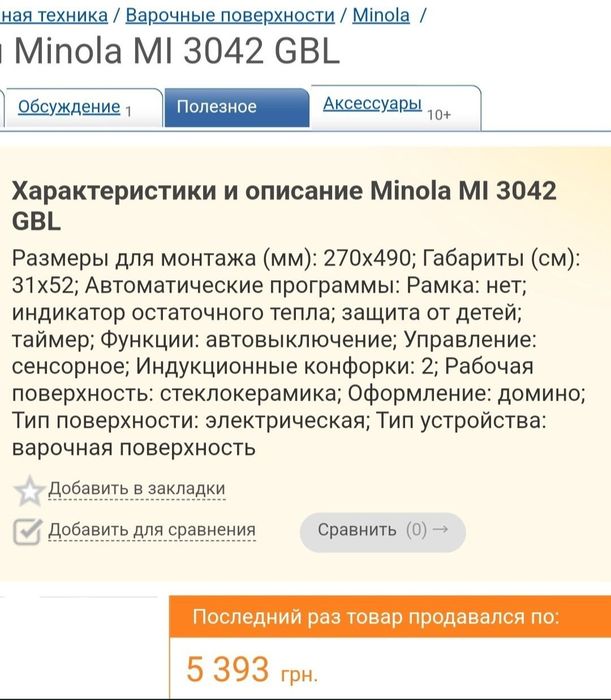 Варочная поверхность. Электро.