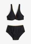 B.P.C bikini czarne na fiszbinach usztywniane r.44 (85D)