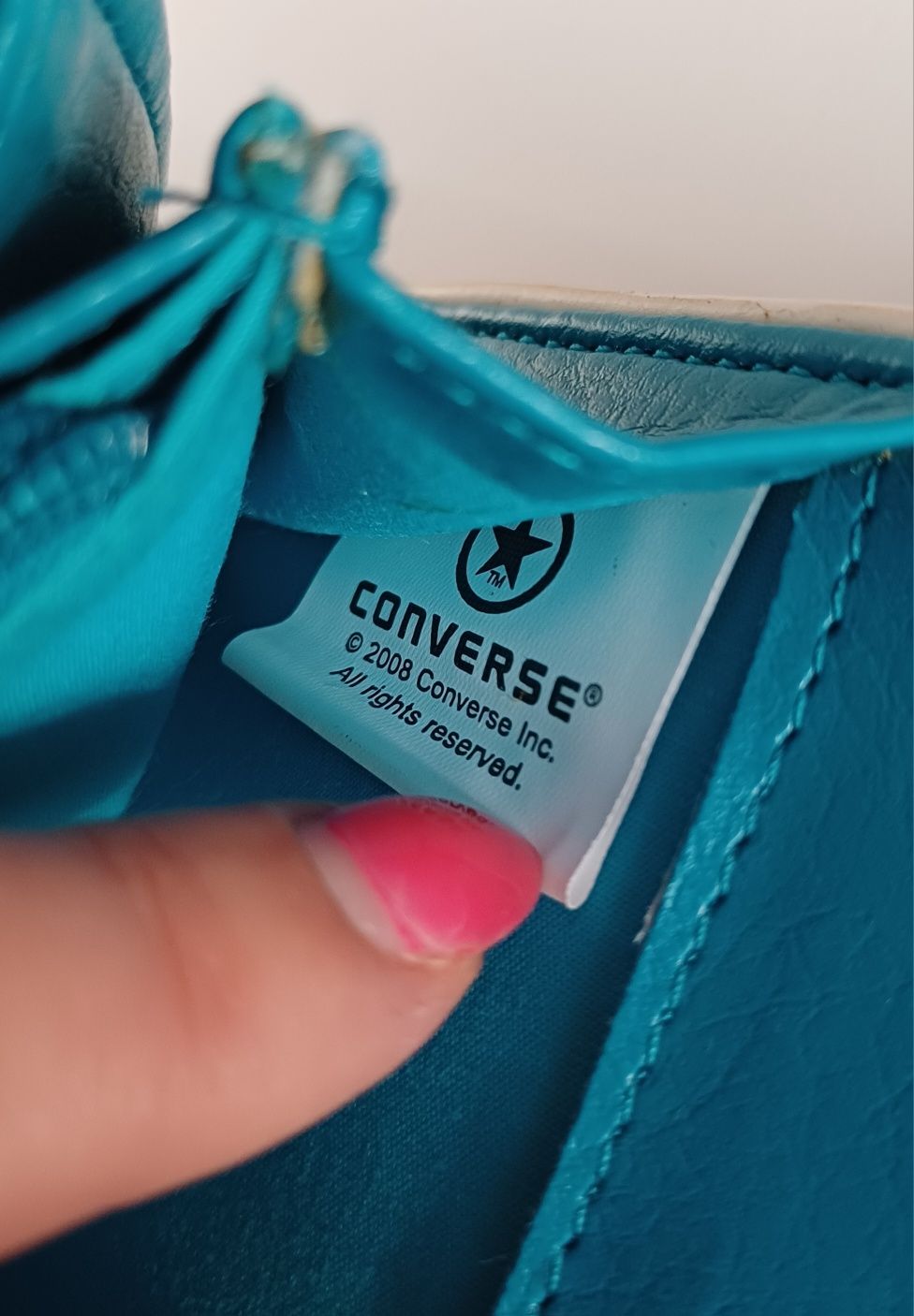 Carteira azul CONVERSE