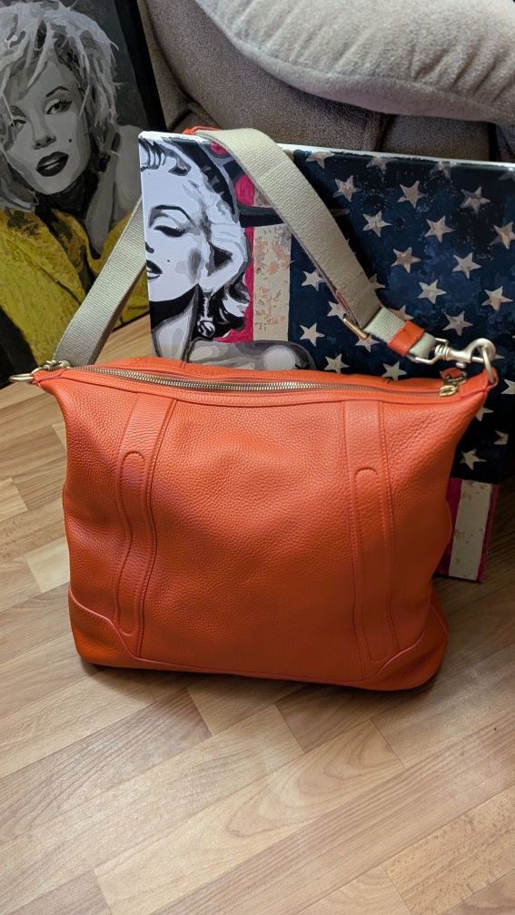 Шкіряна сумка, шопер,рюкзак,месенджер Bally made in Italy Оригінал