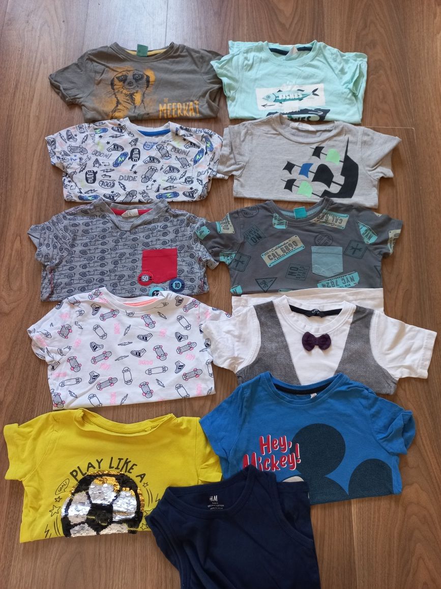 Zestaw koszulek dla chłopca,.t-shirty 98/104