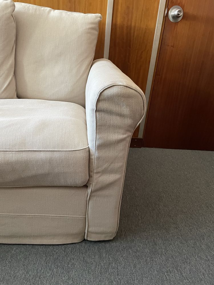 Sofa EKTORP IKEA 2 lugares Beje