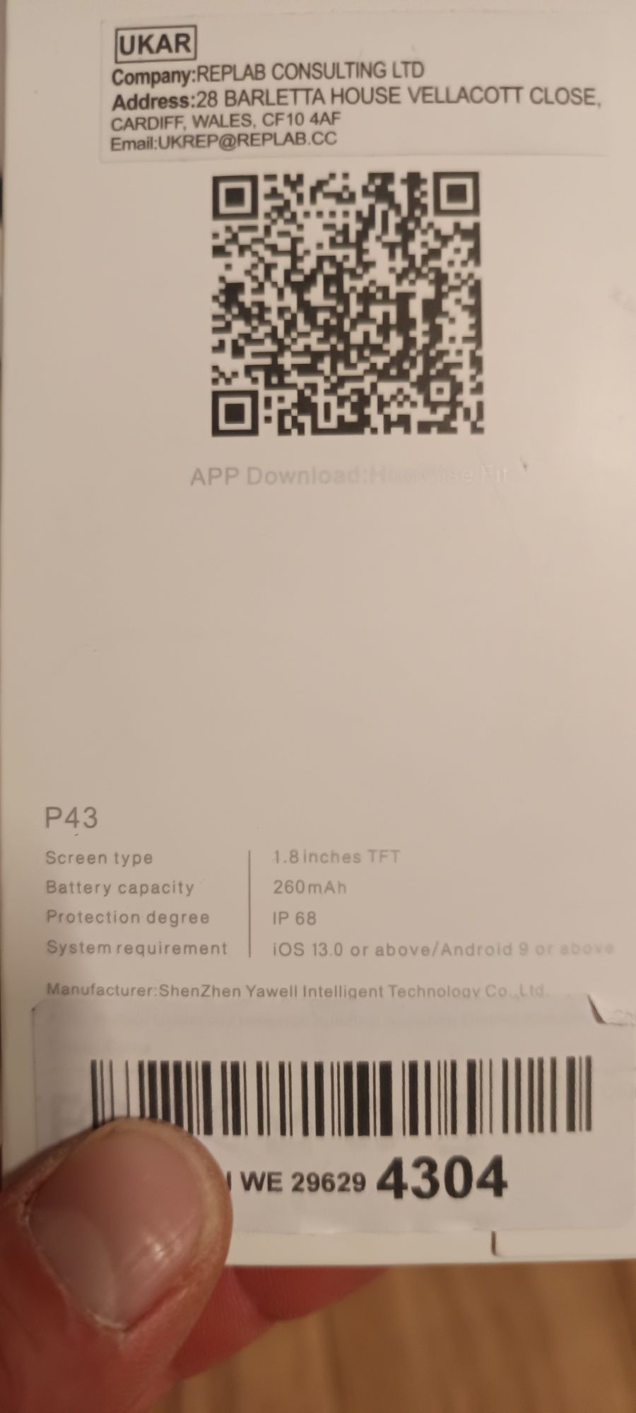 Smartwatch damski Fitonme silver iOS android
