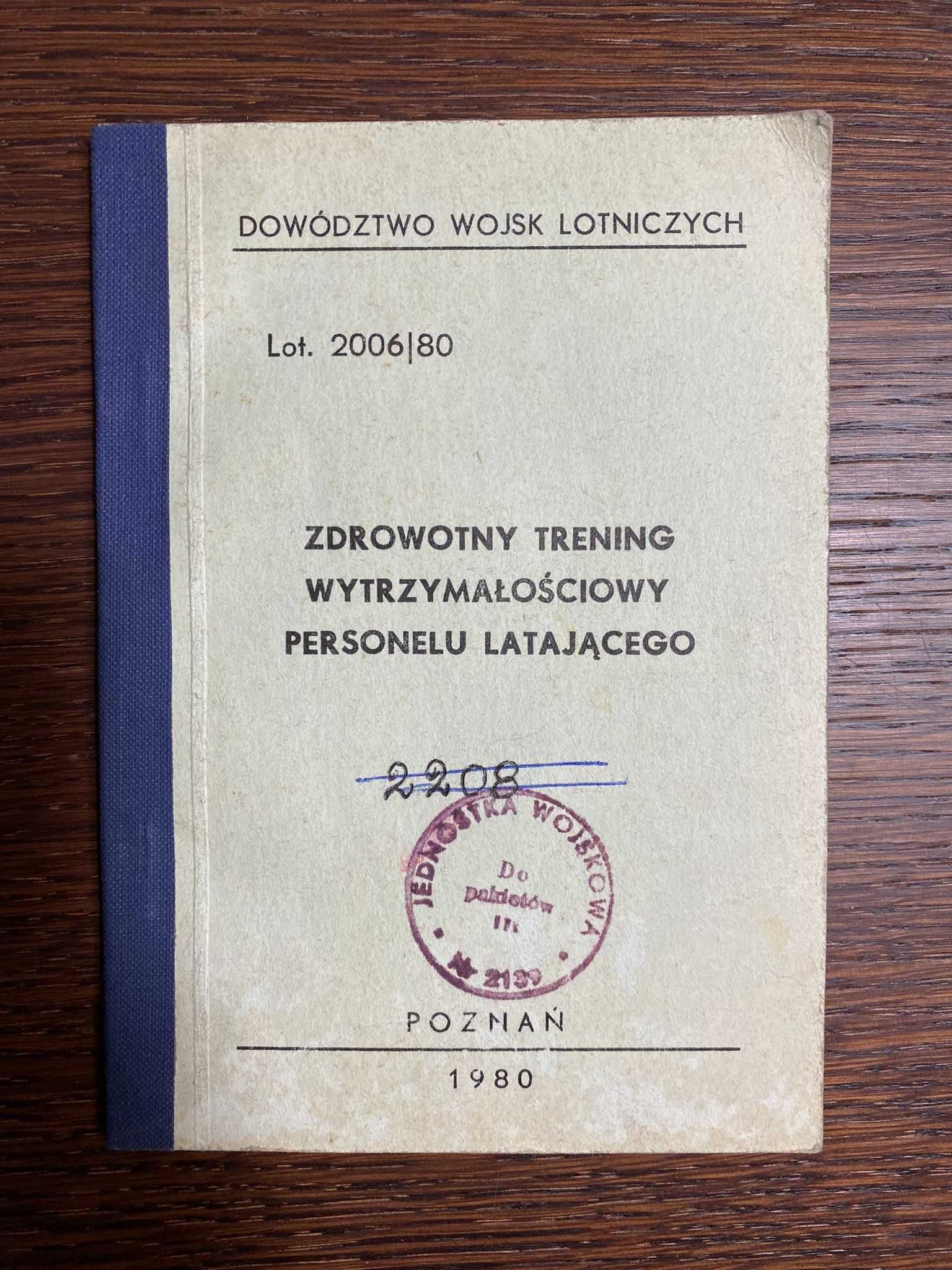 Zdrowotny trening wytrzymałościowy personelu latającego - K. Klukowski