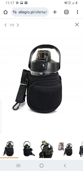 Bidon na wodę z pokrowcem 1100ml SMUKEE