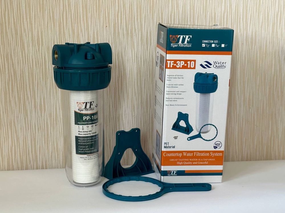 Фильтр-колба Tiger filtration TF-3P-10” с картриджем в комплекте