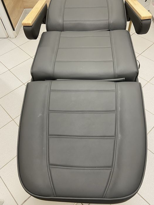 Fotel kosmetyczny elektryczny SILLON Lux 273b 3sil. 2 gat. szary