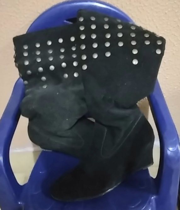 Botas de camurça n.º 37