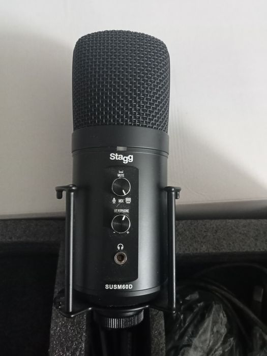 Mikrofon pojemnościowy USB Stagg