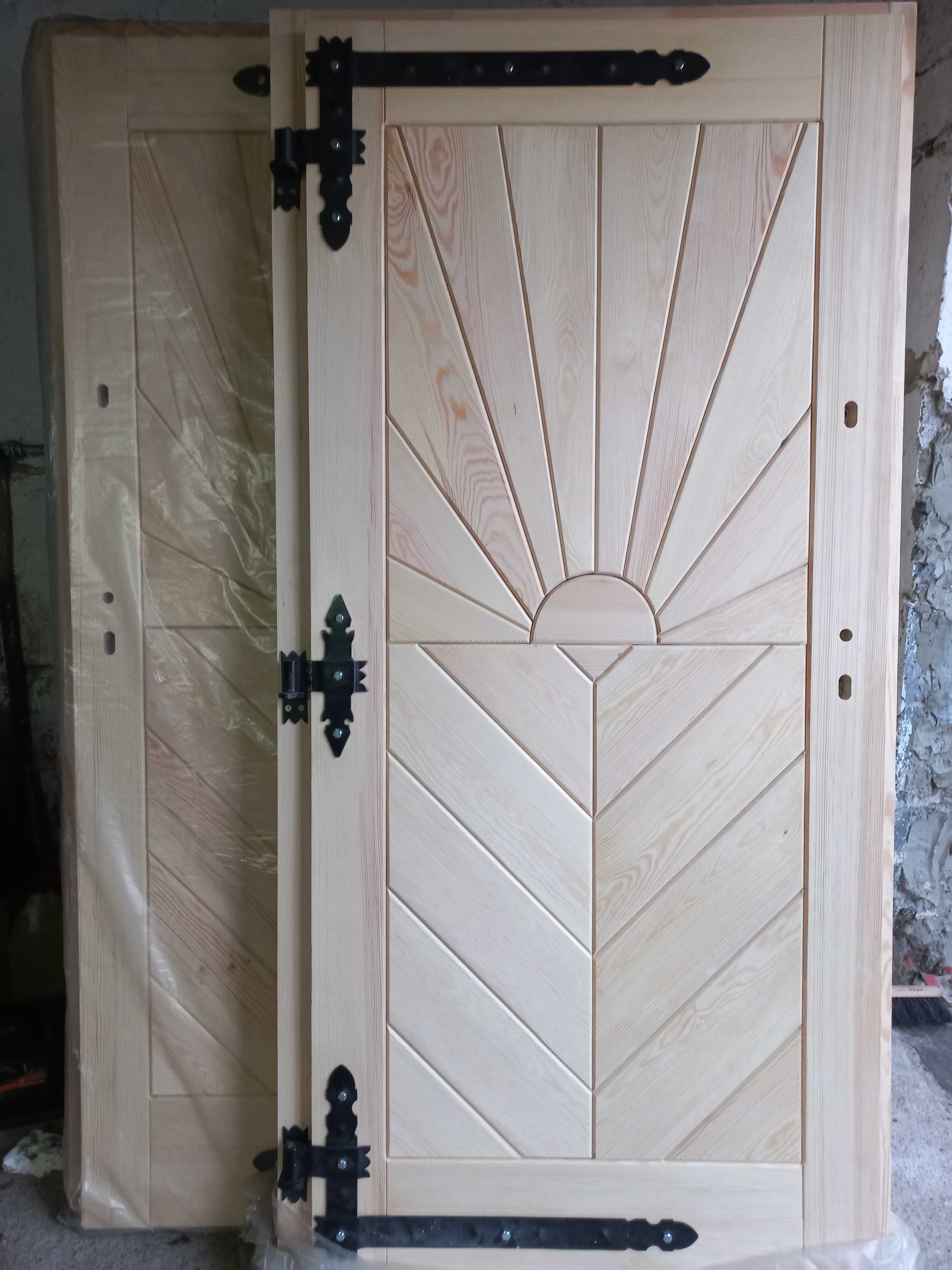 Drzwi drewniane wejściowe zewnętrzne GÓRALSKIE