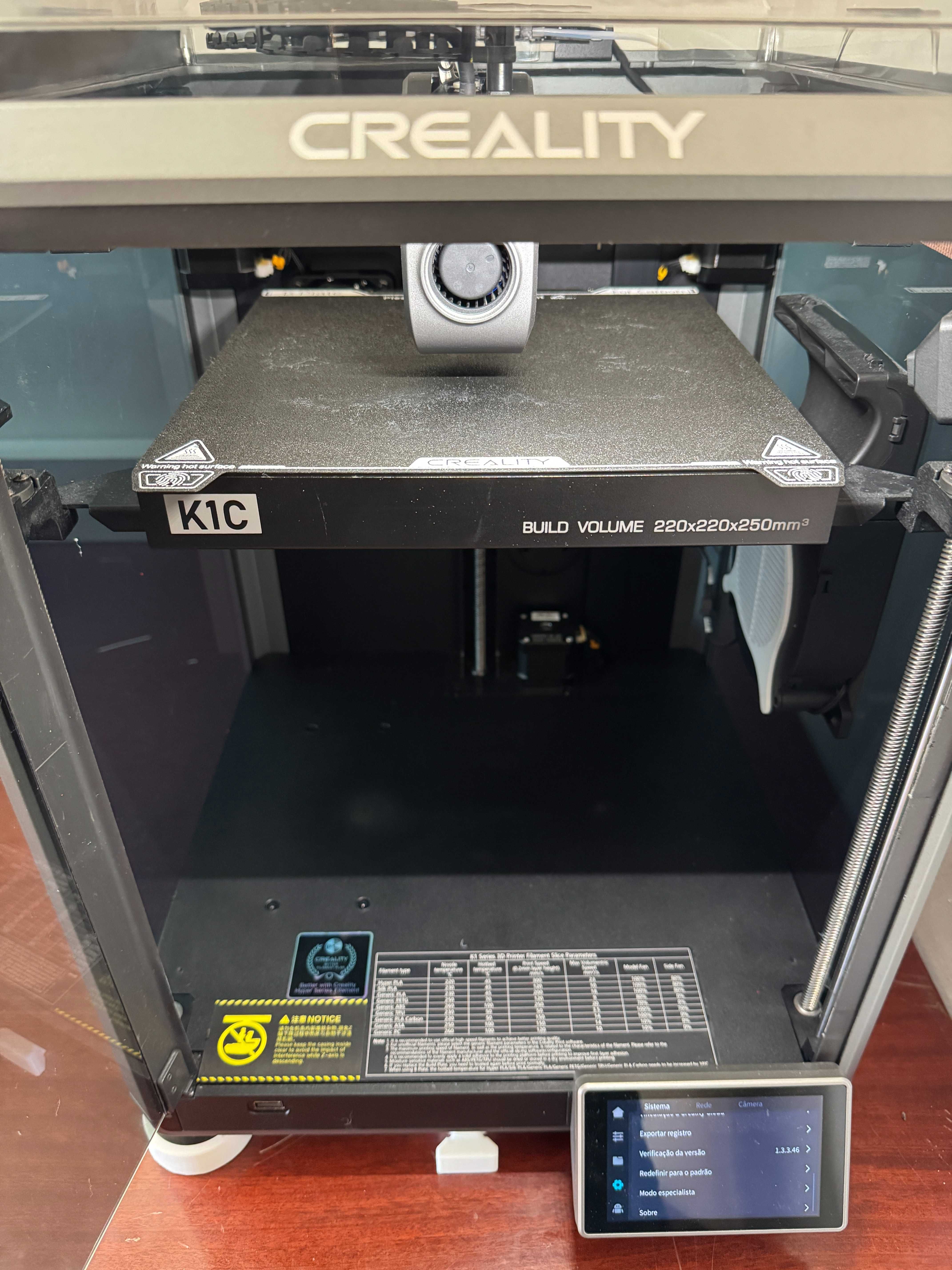 Impressora 3D Creality K1C + Secador de Filamento duplo Sovol