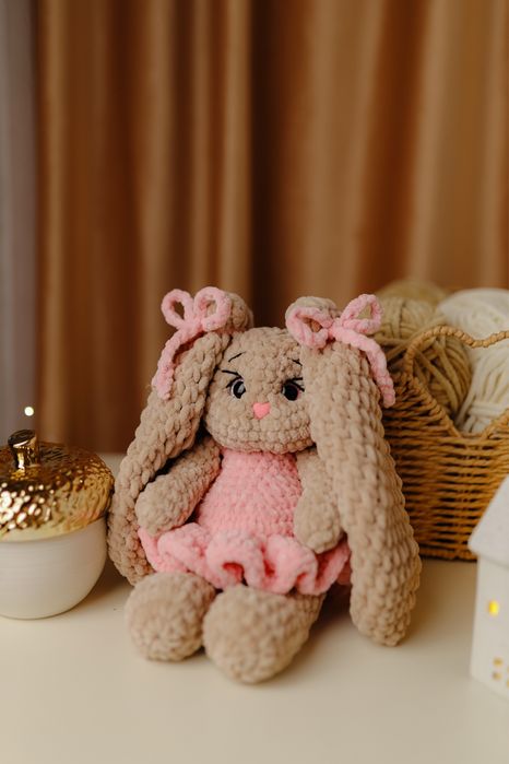 Вʼязані іграшки для малюків, амігурумі, гіпоалергенна пряжа