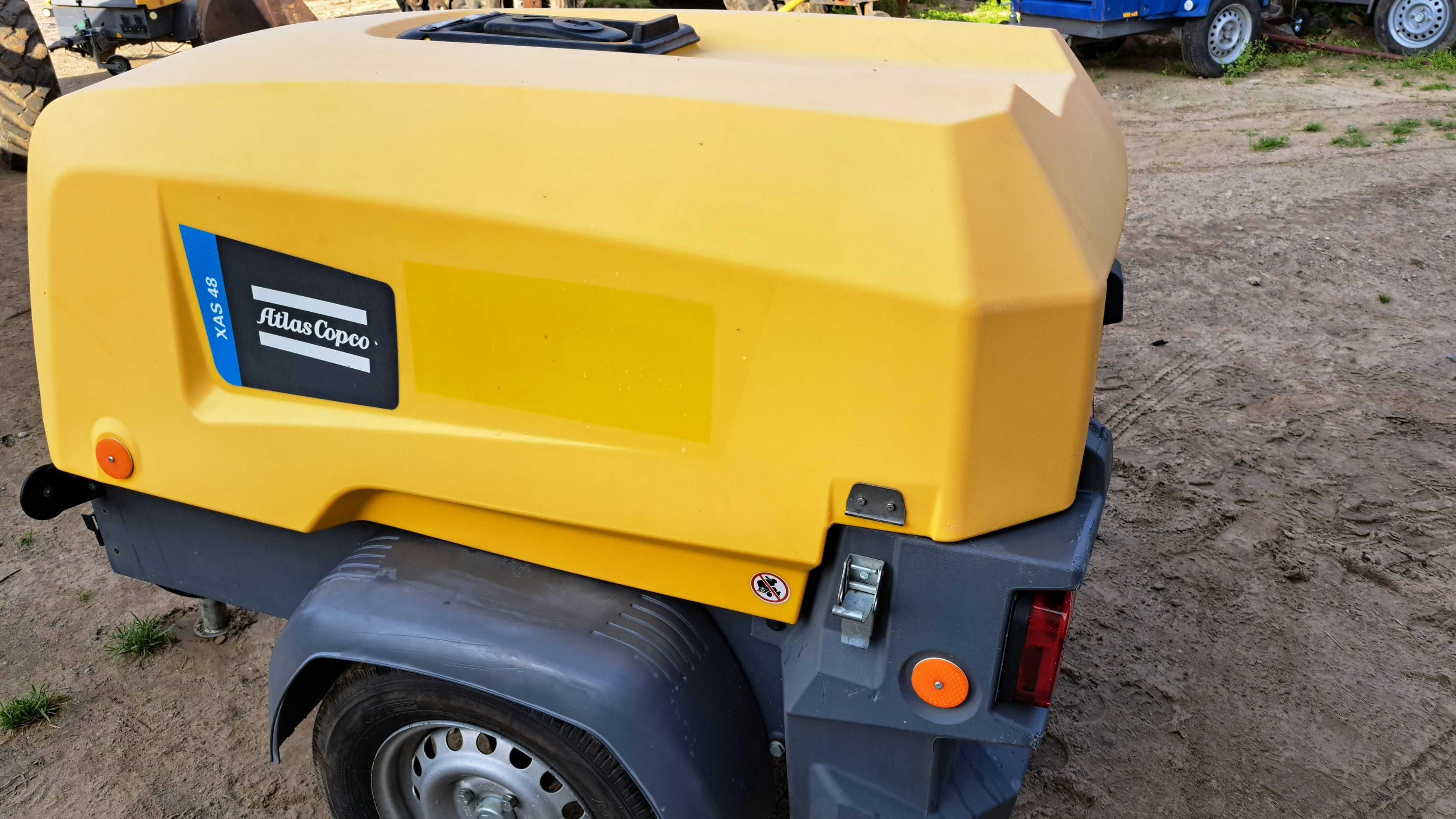 Kompresor sprężarka ATLAS COPCO XAS 48 2019r. zarejestrowany OC