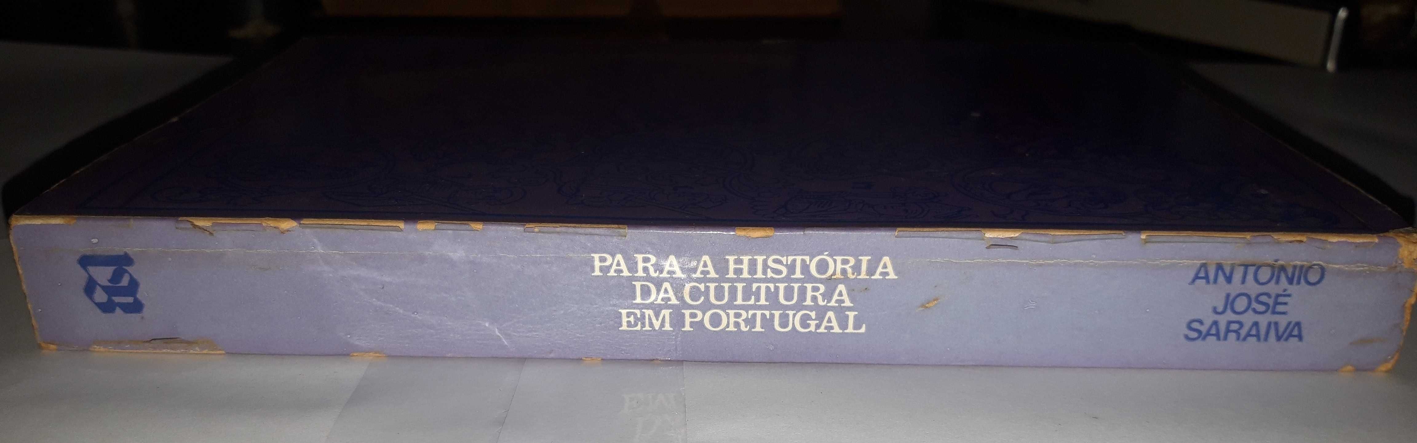 Livro Ref Par1  - A. J. Saraiva - Para a Historia Cultura em Portugal
