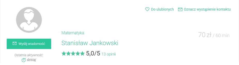 Korepetycje Matematyka - stacjonarnie i online [ostatnie miejsca!!]