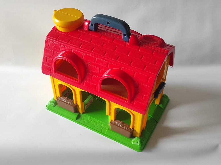 Домик ферма Раскрывающаяся конструкция Игровая основа 32х30х22 см