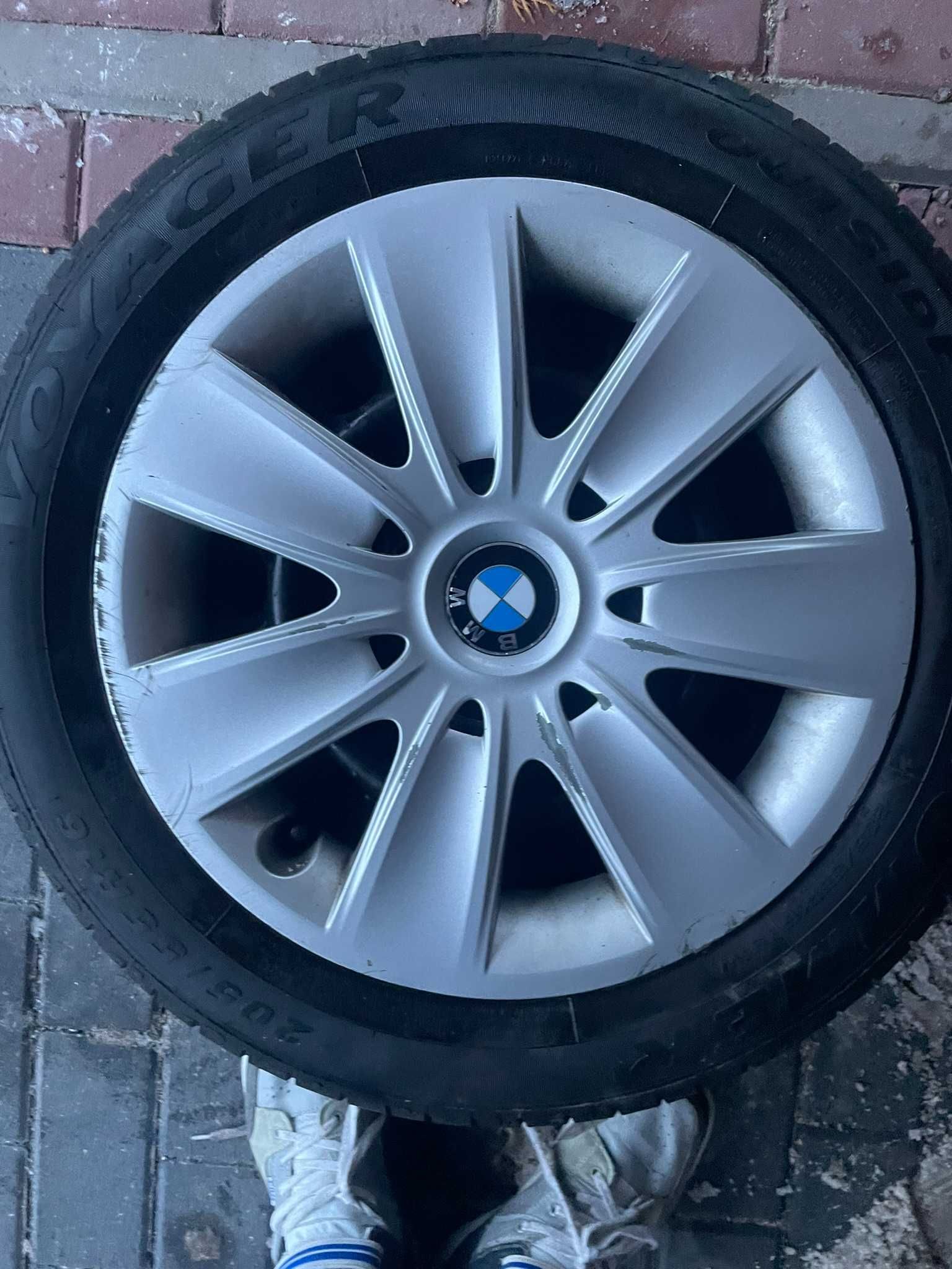 Koła 5x120 z oponami Bmw kołpaki  16   205/55r16