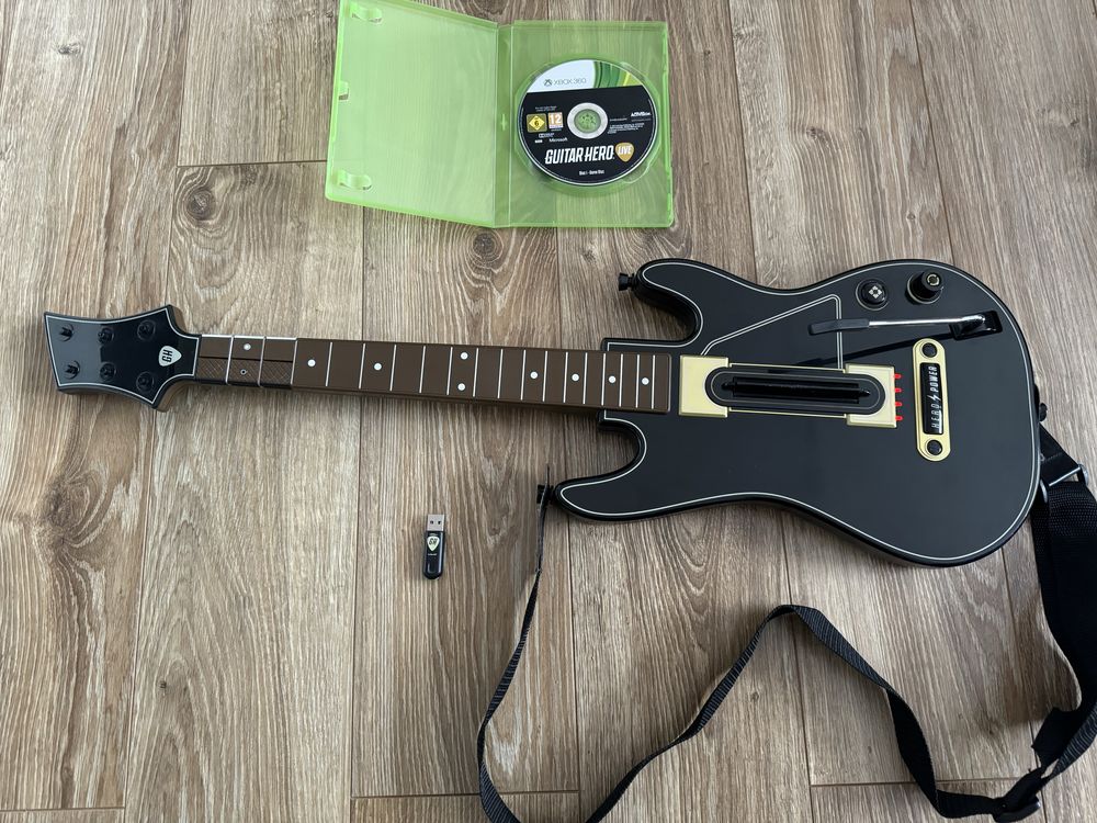 Kontroler Guitar Hero Live Gitara + Gra Xbox 360 Xbox 360 Slim