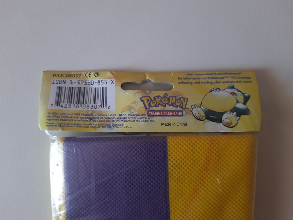 Pokemon artigo selado campo de jogo de cartas vintage