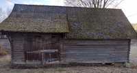 Stara stodoła z bala do przeniesienia
