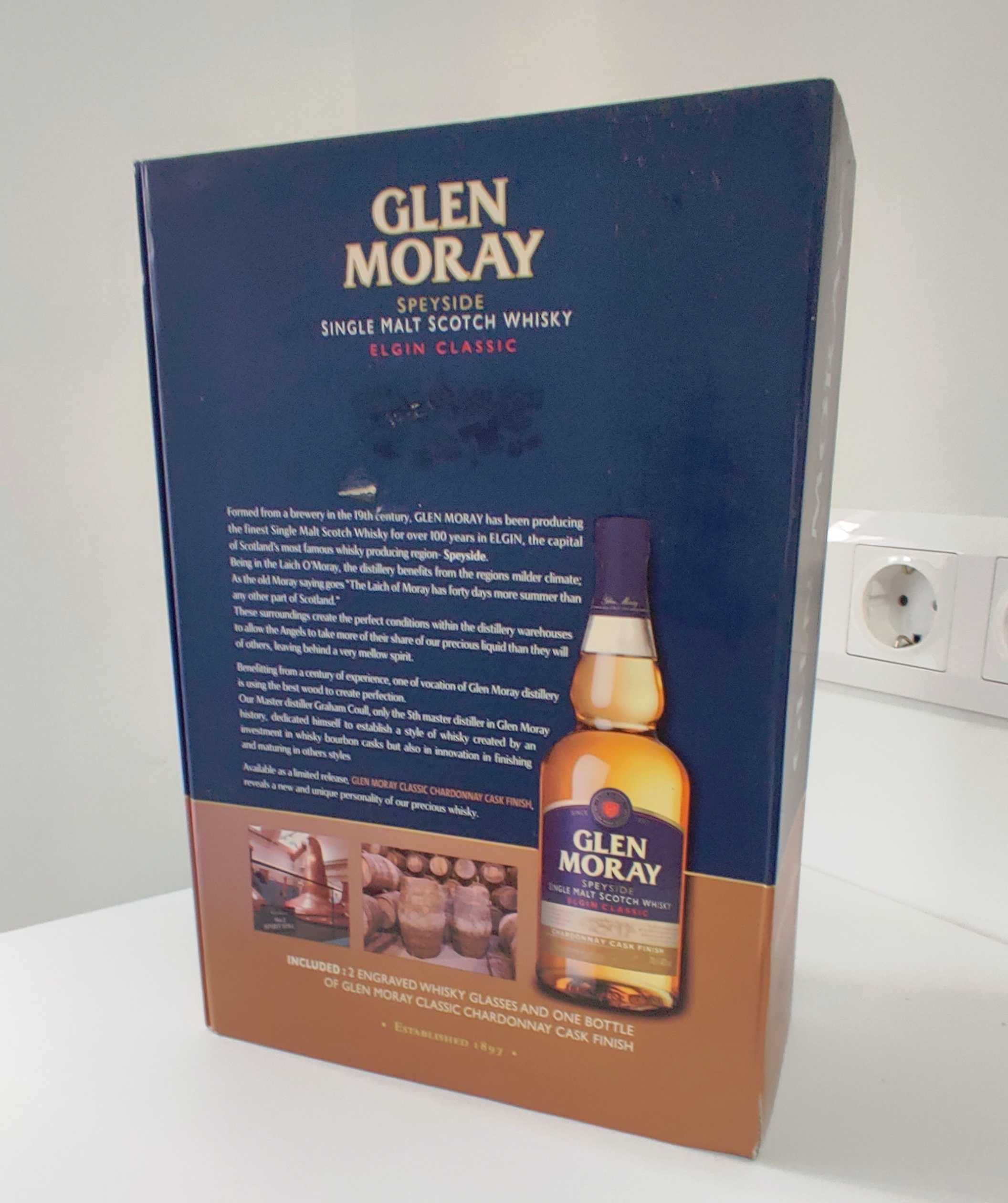 Коробка подарочная упаковка от виски Glen Moray