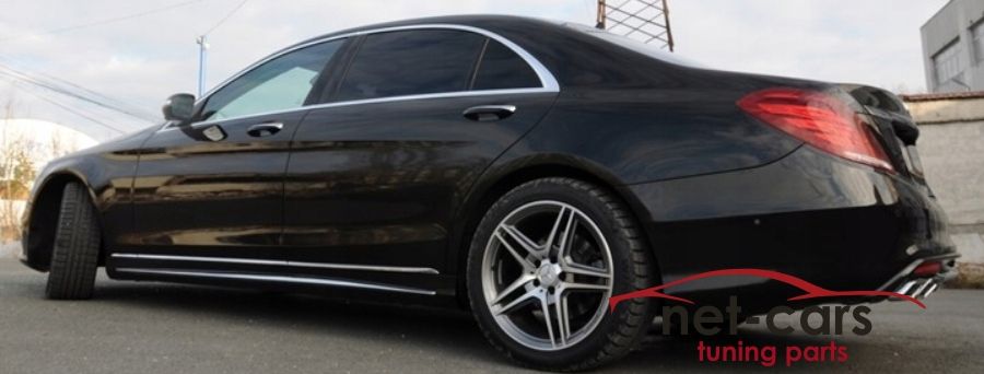 Listwy progowe progi MERCEDES S W222 AMG 13-20 S63 S65 Long chrom