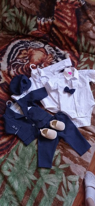 Garniturek chłopięcy do chrztu