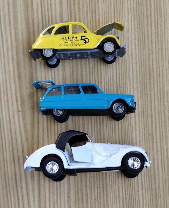Conjunto 3 Miniaturas Citröen Colecção