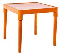 Детский стол и стул оранжевый