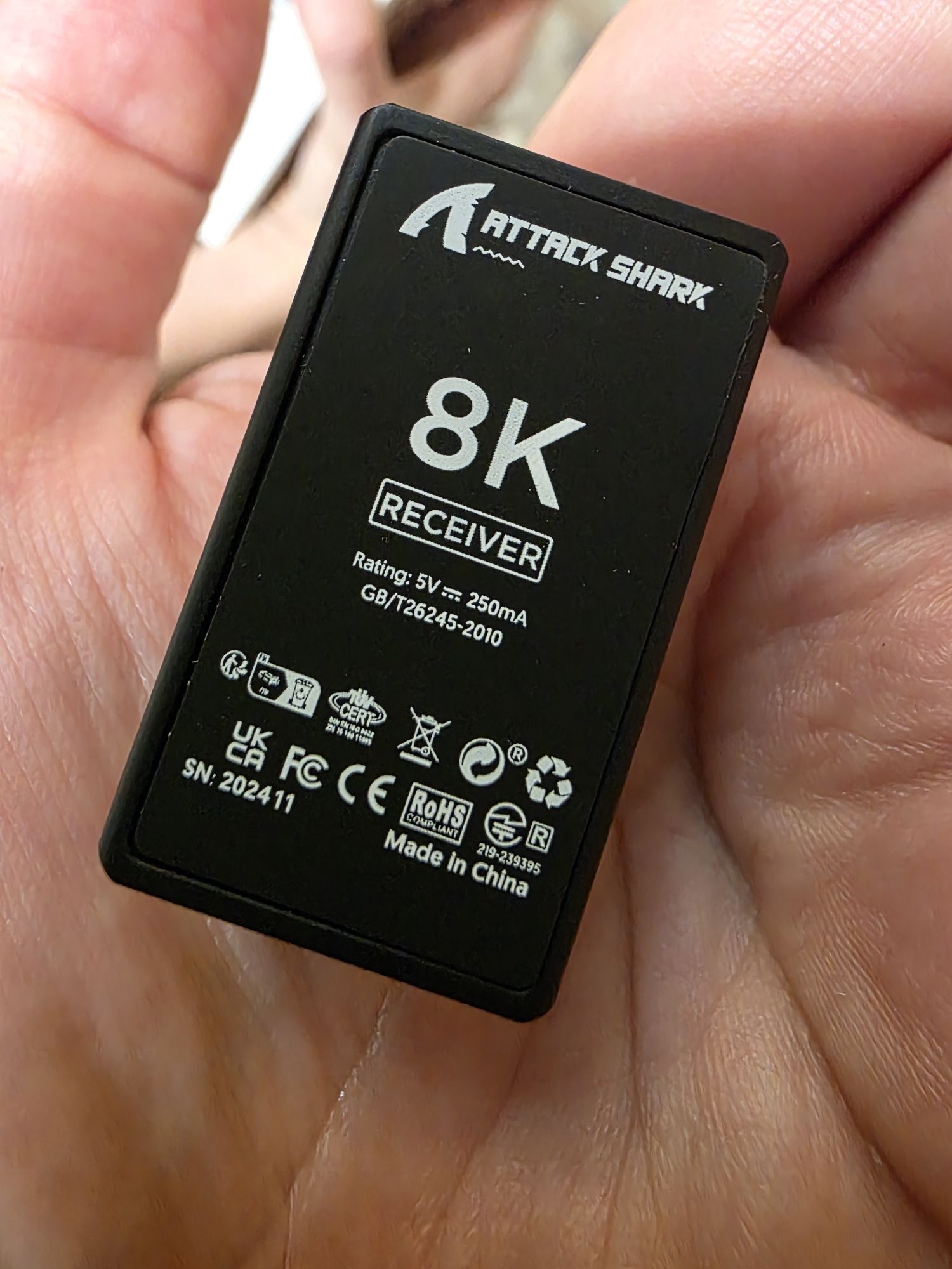 Миша Attack Shark X3 та X3 pro на топовому сенсорі PAW3395 26000 DPI