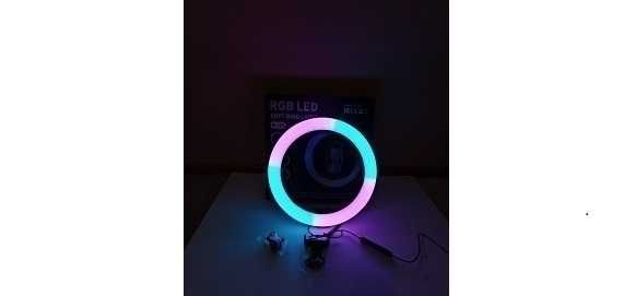 Светодиодная кольцевая лампа RGB MJ-26 см кольцо для селфи