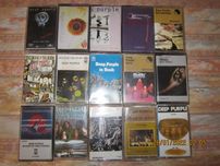 аудіокасети с записом гуртів Deep Purple,DIO,Led Zeppelin,Rainbow