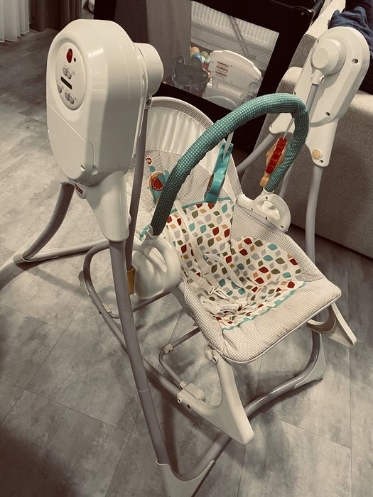 Дитяче ,Автоматичне, музичне крісло-гойдалка 3 в 1 Fisher Price