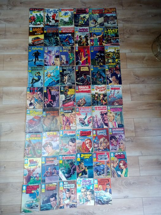 Kapitan Żbik. Pierwsze wydanie! Komplet,53 cz .