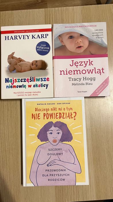 Zestaw 3 książek dla przyszłej mamy