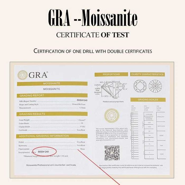 Pierścionek z Diament 1CT Moissanit Gratisy:) ŚWIĄTECZNE PROMOCJE ! :)