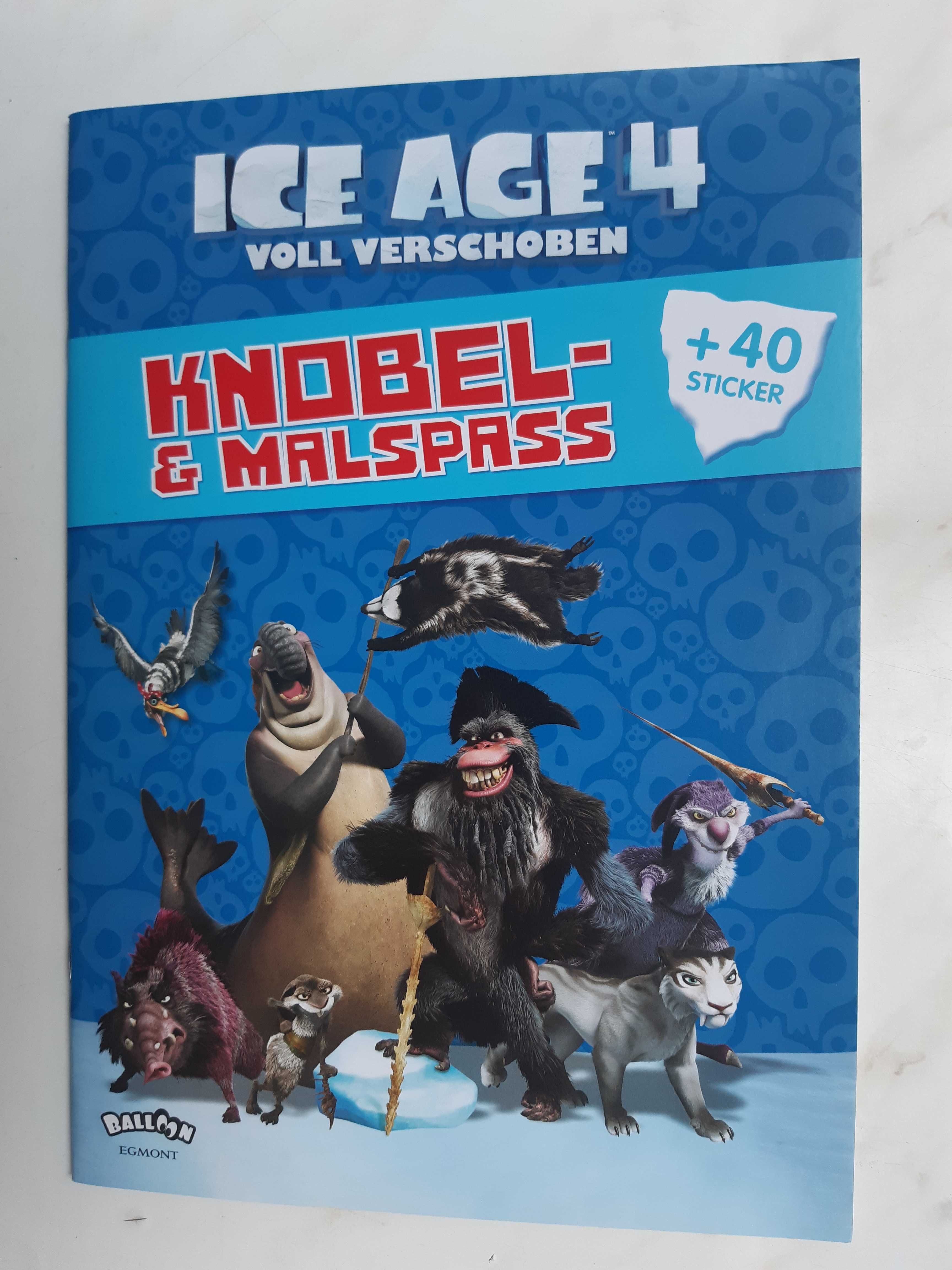 Ice Age 4 Voll verschoben_Knobel Malspass+40stickers