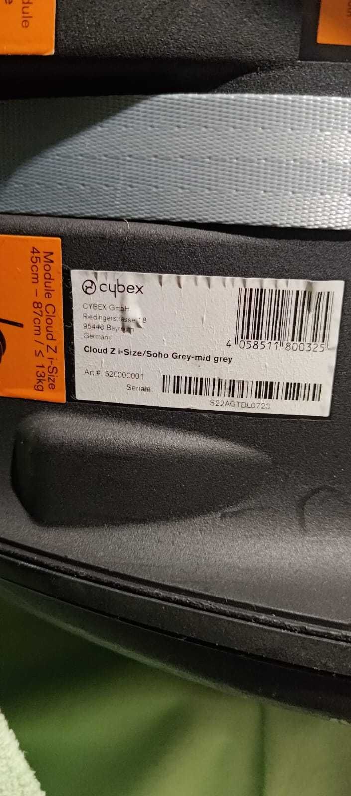 Fotelik samochodowy Cybex Cloud Z i-Size z bazą obrotową 360 st