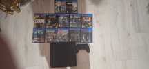 Ps4 slim + gry 12 gier