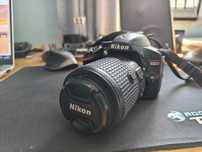 Nikon D3200 + Nikkor 35mm 1.8 + Nikkor 55-200mm VR + bolsa Nikon