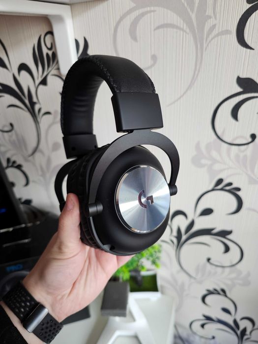 Игрові навушники, гарнітура Logitech G Pro / Pro X/ usb 7.1/blue voice