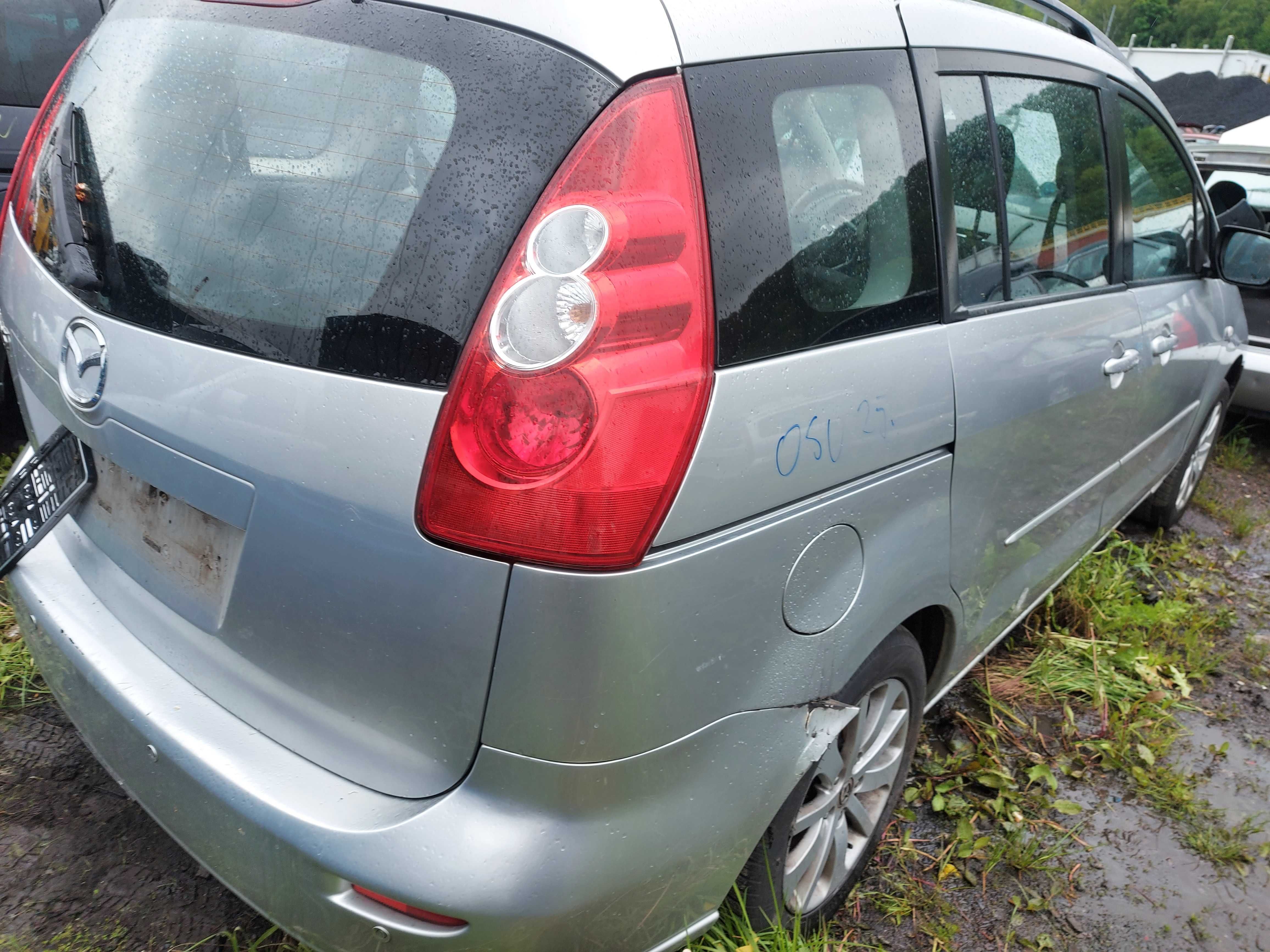 Mazda 5 zderzak przedni srebrny FV transport/dostawa