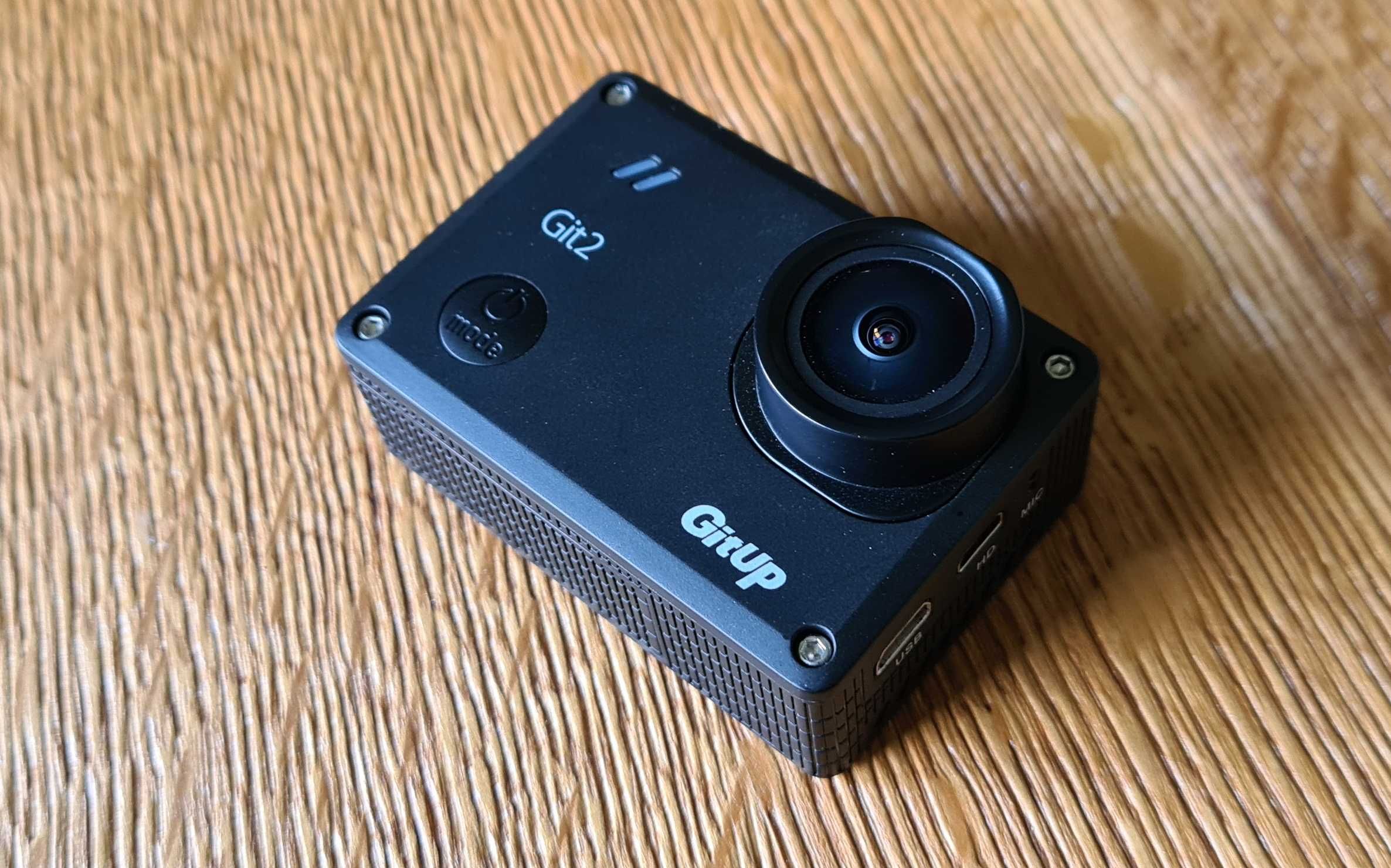 Kamera sportowa Gitup Git 2 Pro - jak nowa / kpl. zestaw / 5 baterii