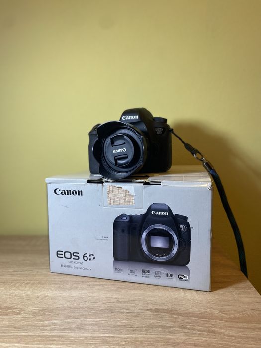 Canon 6d + объектив 50мм 1.8