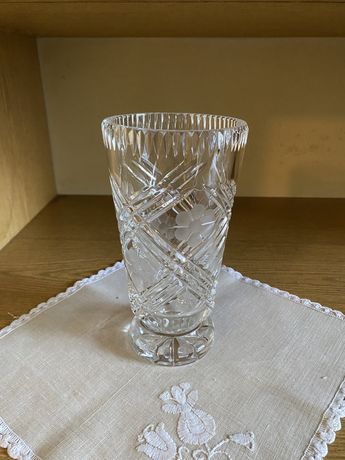 kryształy PRL kryształ wazon popielniczka