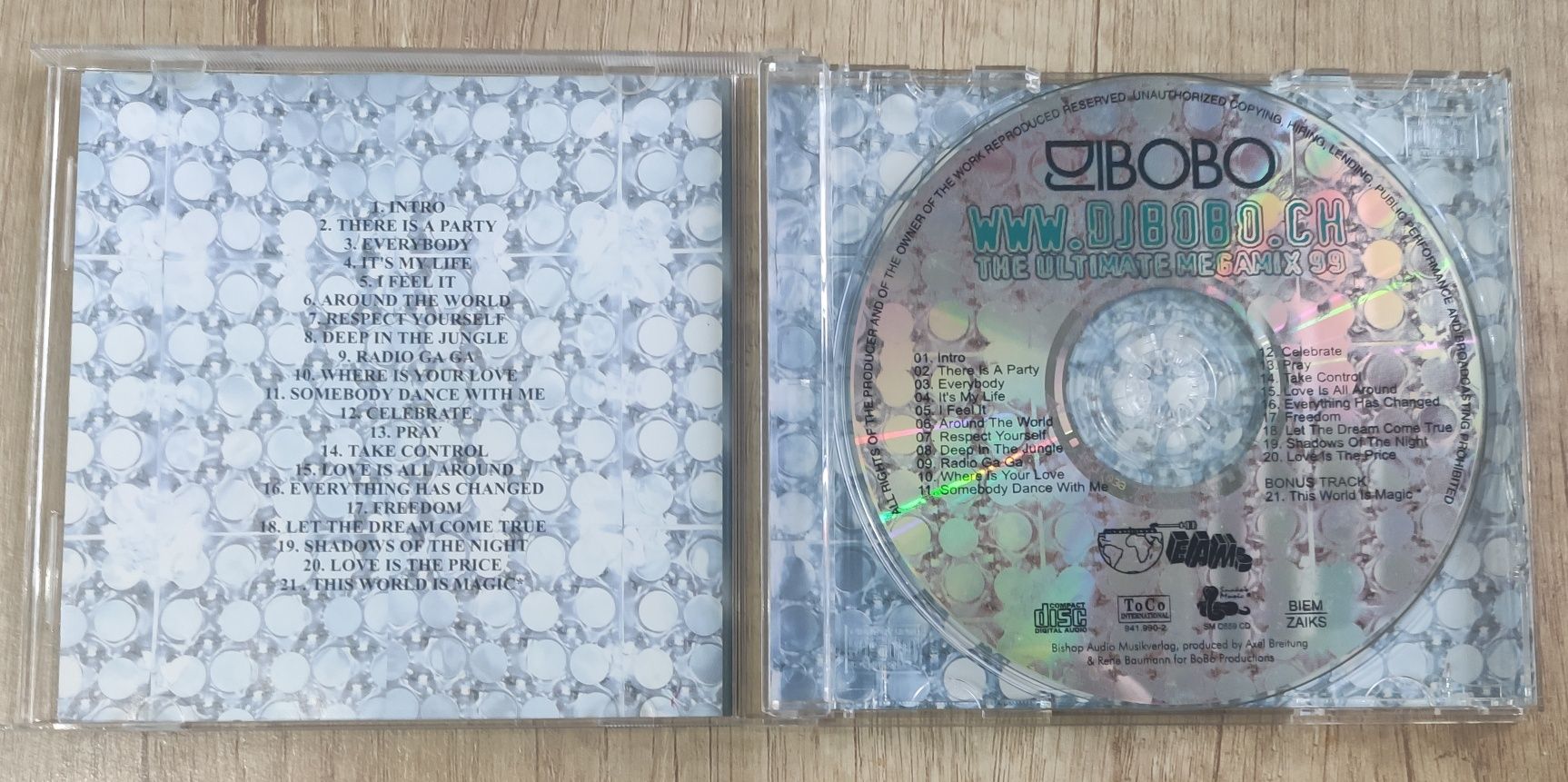 Dj BOBO The Ultimate Megamix 99 płyta CD Snake's Music DB+ stan 1999