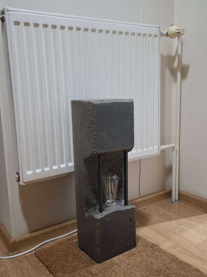Industrialna Lampa Betonowa