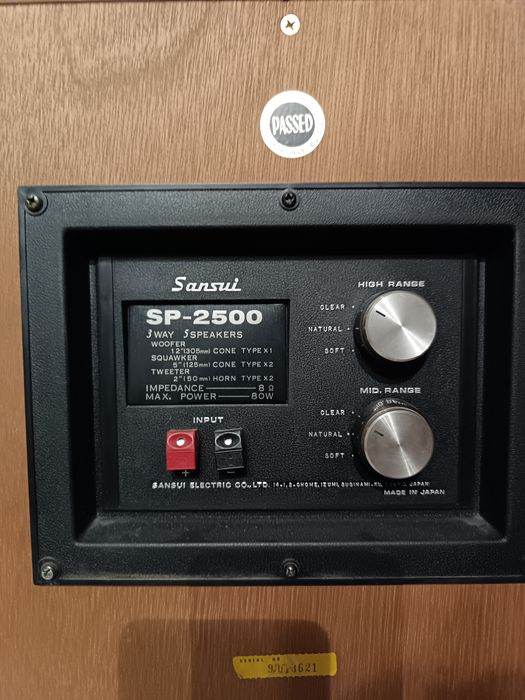 Sansui Sp-2500 zespoły głośnikowe  skutecznośc 100db idealne pod lampę